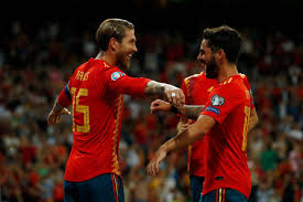 Unai simón, marcos llorente, pau torres, laporte, gayá, koke, rodrigo, thiago, gerard moreno, morata y ferrán torres. Espana Suecia Fotos Real Madrid Cf