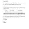 The letter can be short with only a few sentences stating the facts. 1