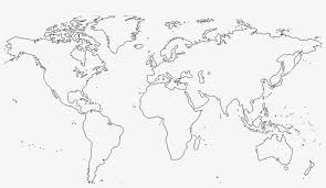 Carte de france vierge png. Carte Monde Vierge Png Black And White World Map Outline Png Image Transparent Png Free Download On Seekpng