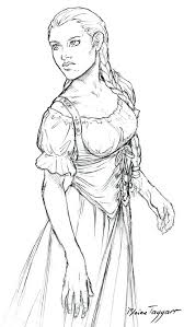 Peasant Girl By Staino On Deviantart Knight Drawing Concept Art Characters Animal Coloring Pages