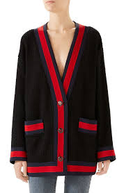 Gucci Ribbon Trim Oversize Tweed Cardigan Nordstrom Cardigan Oversized Cardigan Cardigan Fashion