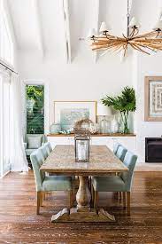 House Of Turquoise Cove Interiors Coastal Dining Room Tropical Home Decor Farmhouse Dining Room