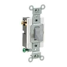 Leviton Cs320 2gy 120 277 Volt Ac 20 Amp 3 Way Commercial Specification Grade Toggle Ac Quiet Switch Gray Leviton Switch House Wiring