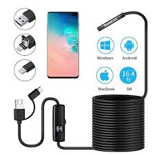 Kkmoon es una cámara de visión sotfware ip. Usb Endoscope Inspection Borescopes Ronaloc 3 In 1 Semi Rigid 720p Hd With 5 5mm Waterproof Snake Camera 6 Adjustable Led For Android Smart Phone Macbook Windows Pc 16 4 Ft Buy Online In Gibraltar At Desertcart 129008380