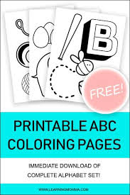 In this post you will find abc coloring pages, but if you here you can search for printable coloring pages for girls and boys and create your own. Free Printable Coloring Pages Alphabet Learning With Objects