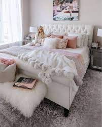 Sew Fur Pom Poms On 2 Opposite Sides Of Fuzzy Blanket Pink Bedroom Decor Cozy Home Decorating Bedroom Decor