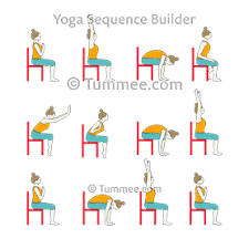 Seated Sun Salutation Upavistha Surya Namaskar Variations 34 Variations Of Seated Sun Salutation Tummee Com Yoga Sequences Chair Yoga Yoga Poses