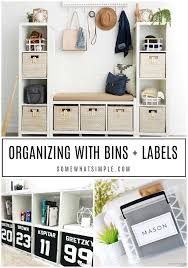 Select from premium organizing photos of the highest quality. Organizing With Bins And Labels Easy Ideas Somewhat Simple
