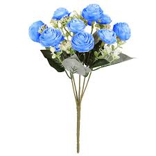 Apo 207 flowers are always fun to do and pretty too. Artificial Rose Flower Buds Wedding Party Ceremony Silk Cloth Fake Flower Bouquet Home Floral Decor Blue Walmart Com Walmart Com
