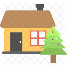 Download Christmas House Icon Of Flat Style Available In Svg Png Eps Ai Icon Fonts PSD Mockup Templates
