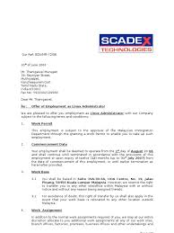 name of employer address date dear name of employee, we are pleased to inform that you are offered the post of software tester in name of company. Sample Of Application Letter For Job Vacancy In Malaysia