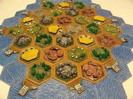 Hand Designed Crafted And Painted 3d Settlers Of Catan Tiles Settlers Of Catan Catan Catan Board
