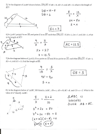The triangle is not drawn to scale. Geometry Unit 7 Similarity Test Answers Lesson 7 Similarity Unit Test Geometry B Unit 2 Similarity