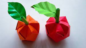 Models and projects for all levels. Origami Buah Apel Cara Membuat Buah Apel Dari Kertas Origami Youtube