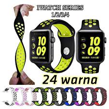 Màn hình đồng hồ apple watch 4 nâng cấp hơn so với người tiền nhiệm. Silicone 24 Colors Nike Sports Band For Apple Watch 4 3 2 1 42mm 38mm Strap Shopee Malaysia