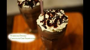Starbucks Double Chocolate Chip Frappucino Recipe Frozen Coffee Beverage Summer Drink Youtube