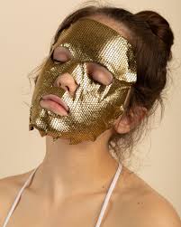 24k Black Gold Foil Sheet Mask Sheet Mask Face Products Skincare Beauty Skin