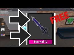U just have to follow how i do it. How To Get The New Eternal Iv For Free In Murder Mystery 2 Roblox Legit Blue Diamond Youtube