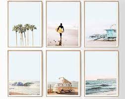 5 out of 5 stars. Gallery Wall Beach Wall Art Set Of 6 Prints Printable Set Etsy Beach Wall Art Boho Wall Art Etsy Wall Art