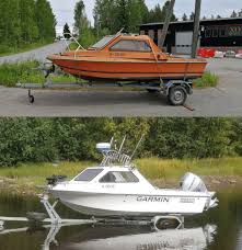 A perennial favorite, the classic nautical color scheme and patterns are still the first choice of many boaters for their cabins. Half Cabin Boat Renovation And Modification Boat Design Net