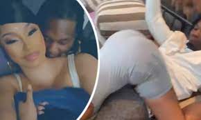 Cardi B twerks UPSIDE DOWN on husband Offset in racy clip 