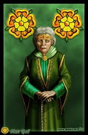 Olenna tyrell, westeros's saltiest septuagenarian—dubbed the queen of thorns for her biting barbs and worldly insouciance—standing in. Olenna Tyrell A Wiki Of Ice And Fire