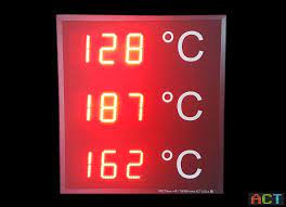Смотреть что такое temperaturanzeige в других словарях: Act Gmbh Led Displays Digitale Temperaturanzeige Fur Die Feuerwehrschule