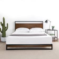 Take 30% off select mattresses with summer savings. Zinus Ironline Metal And Solid Wood Bed Frame Base Queen Bunnings Australia