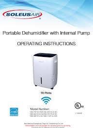Set the dehumidifier to internal pump mode and forget about emptying a bucket. Cbd Wf Dl 01 Dehumidifier User Manual Guangdong Chigo Air Conditioning