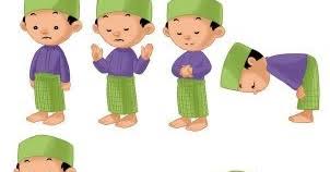 Gambar mewarnai belajar gerakan shalat tamanpendidikkanalquran via rebanas.com. Gambar Gerakan Sholat Kartun