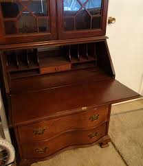 It has one of those pop locks that pops out when it is . Secretary Desk With Secret Compartment How To Open Collectors Weekly