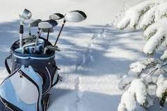 Image result for how to play golf in the snow