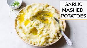 · drain and put back in the saucepan. Garlic Mashed Potatoes Dairy Free Vegan Recipe Youtube