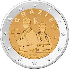 Eugenio driutti, luciana de simoni, ettore lorenzo frapiccini, claudia momoni, maria angela cassol, roberto mauri, laura cretara and maria. 2021 Italie Italy In 2021 Euro Numismatics Coins