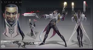Lucian Final Color Concept By Eoinart On Deviantart League Of Legends Characters Concept Art Characters League Of Legends Heroes