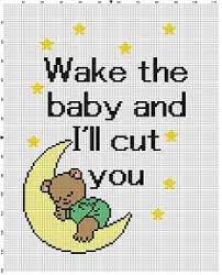 Funny baby cross stitch pdf pattern ____instant download pdf pattern only!____ the each patterns will fit nicely in a 7x 7 frame/ 7 in hoop (or 17 cm x 17cm) on 14 count fabric design area in stitches:98x98st fabric aida (white) 14. Pin On X Stitch Subversive