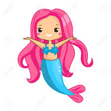 Aug 21, 2015 · reactivate with another push of the necklace button for endless storytelling fun. Cute Mermaid With Pink Hair Cartoon Style Fairy Tale Character Royalty Free Cliparts Vectors And Stock Illustration Image 103029305