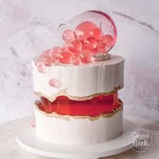 Maybe you would like to learn more about one of these? Rose Wine Fault Line Cake Video Tutorial Sugar Geek Show
