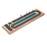Mainstreet Classics Wooden Barony Cribbage Board