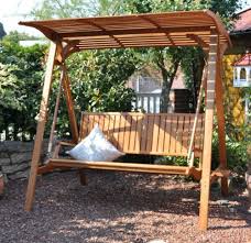 Amazon De Leco Holzschaukel Elegance Holzschaukel Schaukel Outdoor Dekorationen
