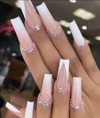 Pin By Celeste Salinas On Nail Design Long Square Acrylic Nails Acrylic Nails Coffin Pink Acrylic Nails Coffin Short