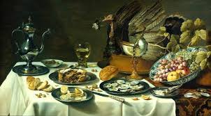 What The Tudors Ate Pt 1 Tudor Dynasty Rice Pudding Dutch Still Life Turkey Pie Still Life Painting