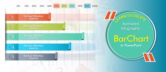 learn to create animated info graphic bar chart in