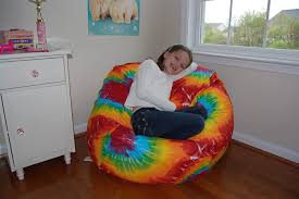 Tie dye bean bag chair w/ filling. Amazon Com Ahh Products Rainbow Tie Dye Cotton Washable Large Bean Bag Chair Toys Games
