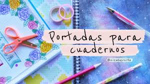 Cientos de carátulas para trabajos escolares y universitarios. Portadas Bonitas Para Cuadernos De Rayas Y Cuadriculados Portadas Para Cuadernos Tumblr Youtube