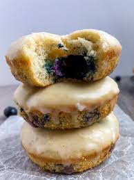 Lemon Glazed Blueberry Donuts Tidbits By Taylor Recipe In 2020 Blueberry Donuts Easy Baking Recipes Cooking Recipes
