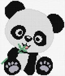 Cute panda bear stitch pattern. Ann Logan 10 Free Patterns Online Panda 4389
