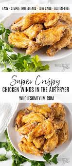 Crispy Air Fryer Chicken Wings Recipe A Step By Step Guide For How To Cook Chi Air Fryer Recipes Healthy Chicken Wing Recipes Air Fryer Recipes Chicken Wings