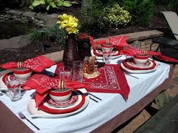 Table Setting Ideas Cowboy Western Table Settings Party Table Settings Beautiful Table Settings