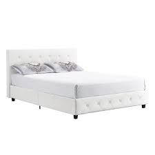 Breakwater bay jaimes storage platform bed. Dhp Dakota Upholstered Faux Leather Full Bed In White 4027139